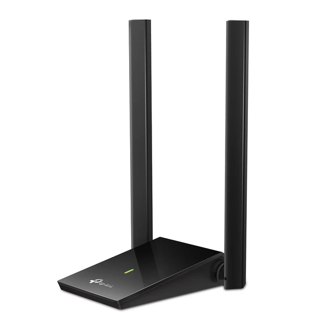 Сетевая карта TP-Link адаптер высокого усиления с двумя антеннами T4U Plus