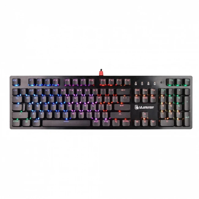Клавиатура A4Tech B820R BLACK (BLUE SWITCH) (Проводная, USB)