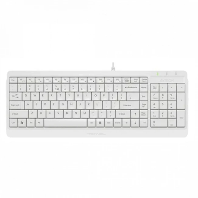 Клавиатура A4Tech Fstyler FK15 FK15 WHITE (Проводная, USB)