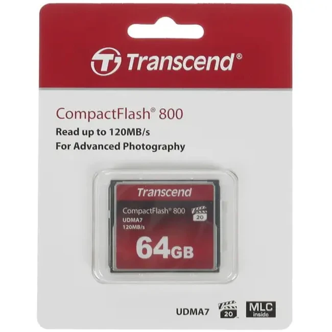 Флеш (Flash) карты Transcend Premium CF TS64GCF800 (64 ГБ)