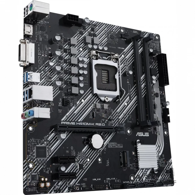 Материнская плата Asus PRIME H410M-K R2.0 (Micro-ATX, LGA 1200)