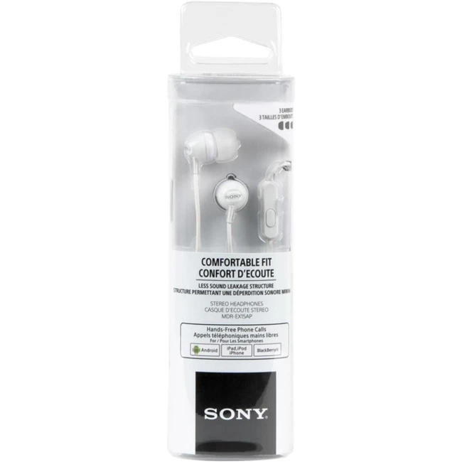 Наушники Sony MDREX15APW.CE7