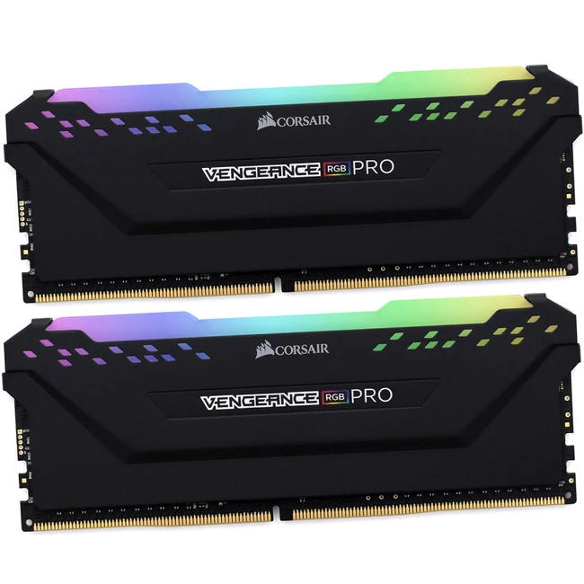 ОЗУ Corsair Vengeance RGB PRO 32GB CMW32GX4M2D3600C18 (DIMM, DDR4, 32 Гб (2 х 16 Гб), 3600 МГц)