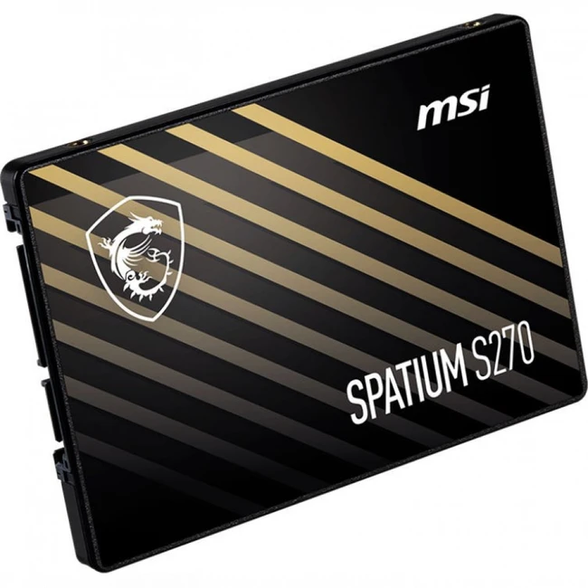Внутренний жесткий диск MSI SPATIUM S270 SATA 2.5" 240GB (SSD (твердотельные), 240 ГБ, 2.5 дюйма, SATA)