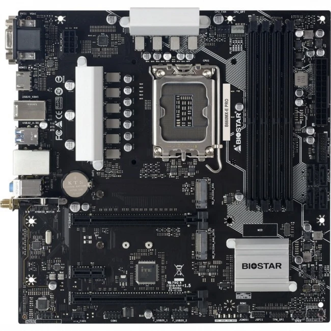 Материнская плата BIOSTAR B660MX-E PRO (Micro-ATX, LGA 1700)