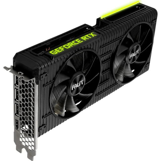 Видеокарта Palit RTX 3060 Ti Dual V1 NE6306T019P2-190AD V1 LHR (8 ГБ)
