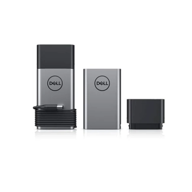 Внешний аккумулятор (Power Bank) Dell Hybrid Adapter + Power Bank 450-AGHK (12800 мАч, Серебро)