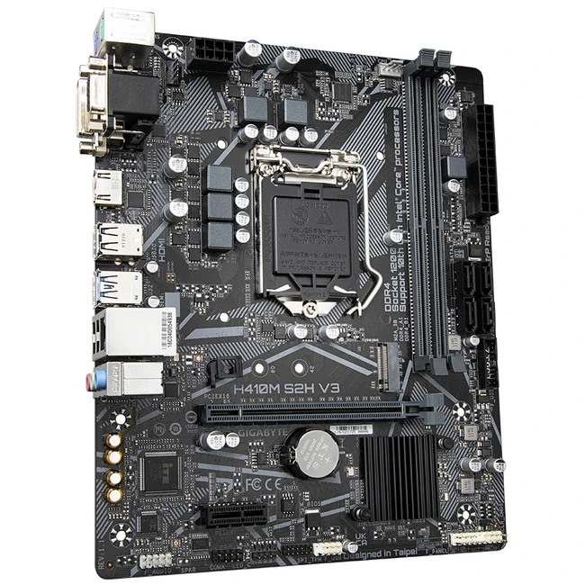 Материнская плата Gigabyte GA-H410M S2H V3 (REV 1.2/1.3) (Micro-ATX, LGA 1200)