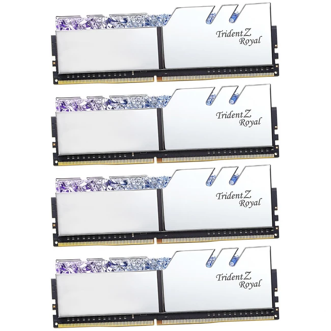 ОЗУ G.Skill Trident Z Royal 64 GB F4-3600C18Q-64GTRS (DIMM, DDR4, 64 Гб (4 х 16 Гб), 3600 МГц)