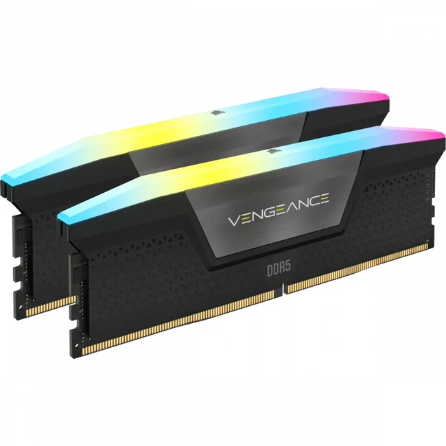 ОЗУ Corsair Vengeance RGB CMH32GX5M2B5200C40 DIMM, DDR5, 32 Гб (2 х 16 Гб), 5200 МГц