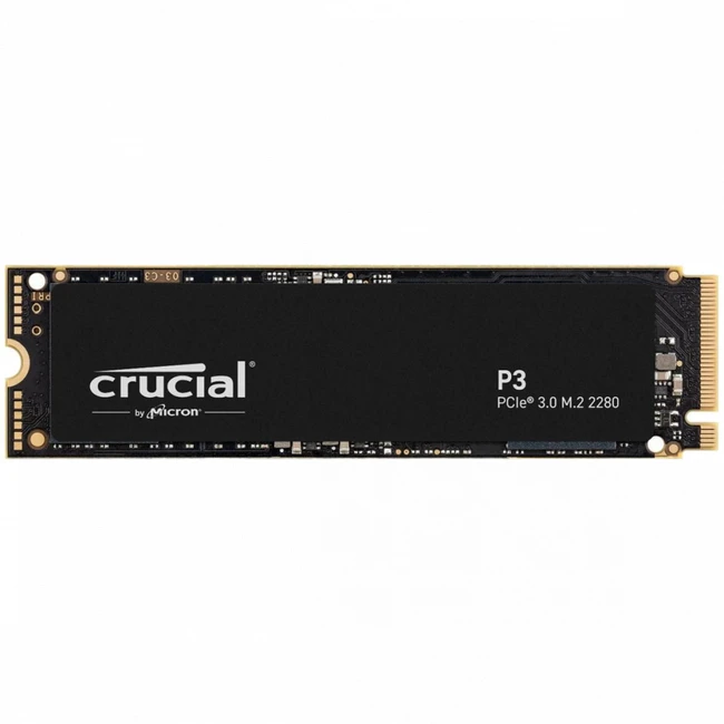 Внутренний жесткий диск Crucial SSD P3 CT500P3SSD8 (SSD (твердотельные), 500 ГБ, M.2, PCIe)