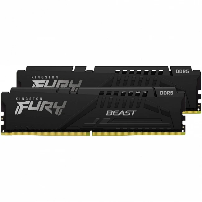 ОЗУ Kingston Fury Beast Black KF556C36BBEK2-32 DIMM, DDR5, 32 Гб (2 х 16 Гб), 5600 МГц