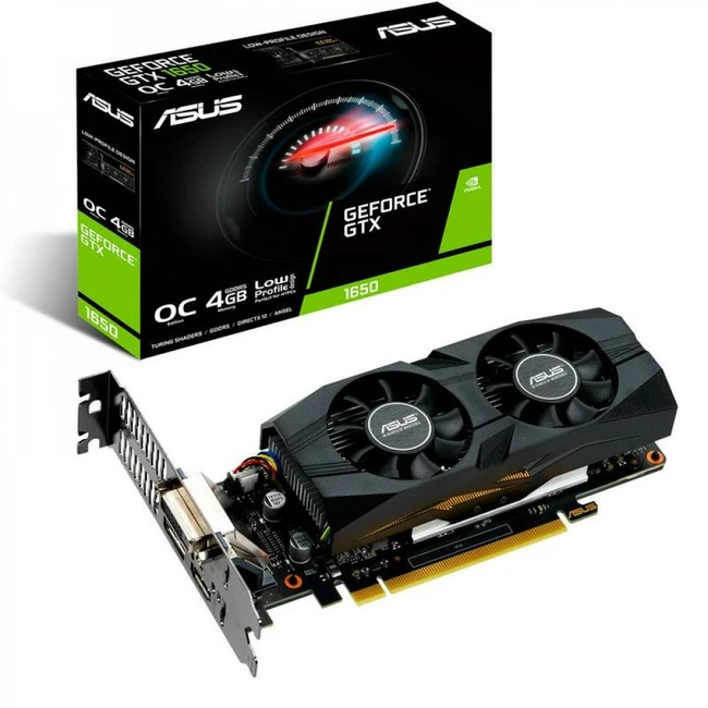 Видеокарта Asus GTX1650-4G-LP-BRK (4 ГБ)