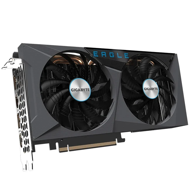 Видеокарта Gigabyte GeForce RTX3060Ti GV-N306TEAGLE OC-8GD R2.0 LHR 8 ГБ