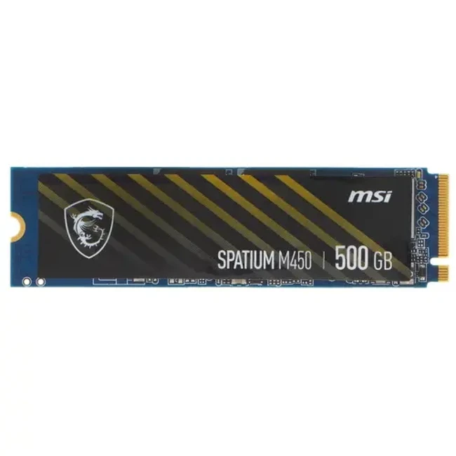 Внутренний жесткий диск MSI SPATIUM M450 [S78-440K090-P83] (SSD (твердотельные), 500 ГБ, M.2)