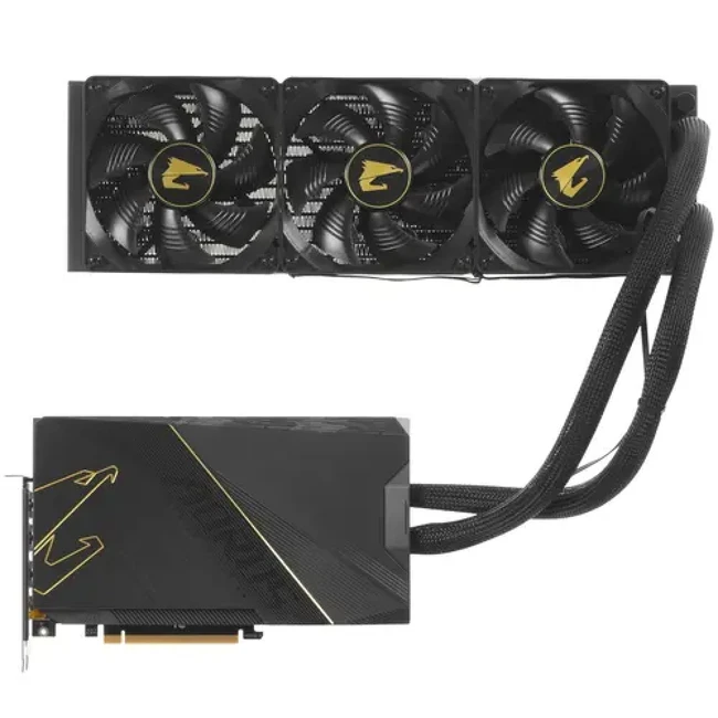 Видеокарта Gigabyte AORUS GeForce RTX 4090 XTREME WATERFORCE [GV-N4090AORUSX W-24GD 1.1] (24 ГБ)