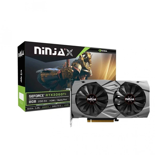 Видеокарта Palit Ninja RTX 3060 Ti NK306TI86F (8 ГБ)