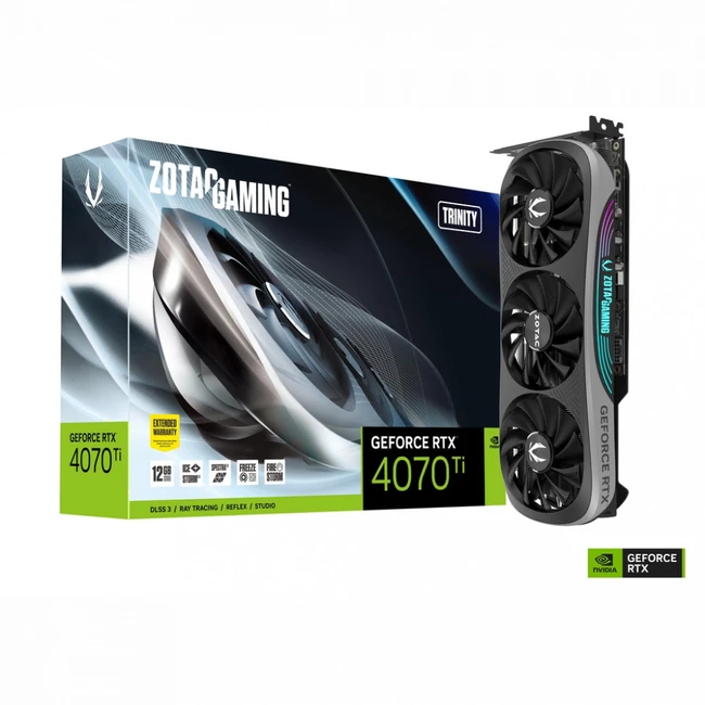 Видеокарта Zotac GAMING GeForce RTX 4070 Ti Trinity ZT-D40710D-10P (12 ГБ)