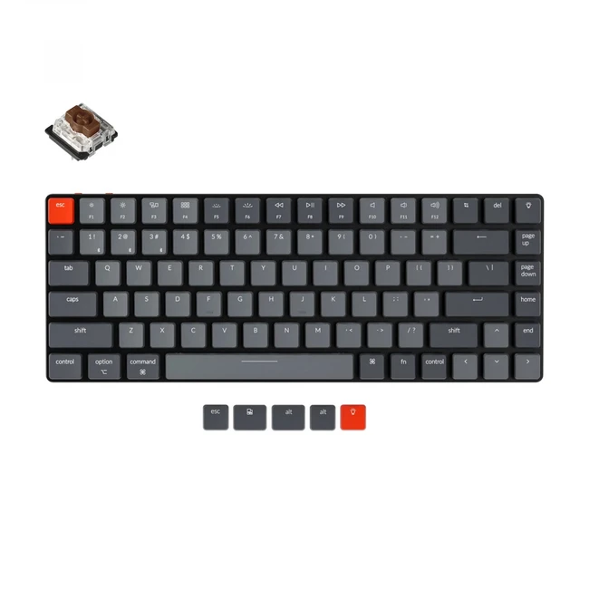 Клавиатура Keychron Brown Switch RGB Hot-Swap Optical Wireless K3E3_Keychron (Проводная)