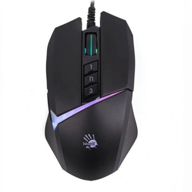 Мышь A4Tech W60 MAX/STONE BLACK ACTIVATED Игровые, Проводная