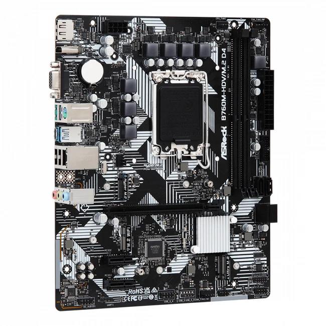 Материнская плата ASRock B760M-HDV/M.2 D4 Micro-ATX, LGA 1700