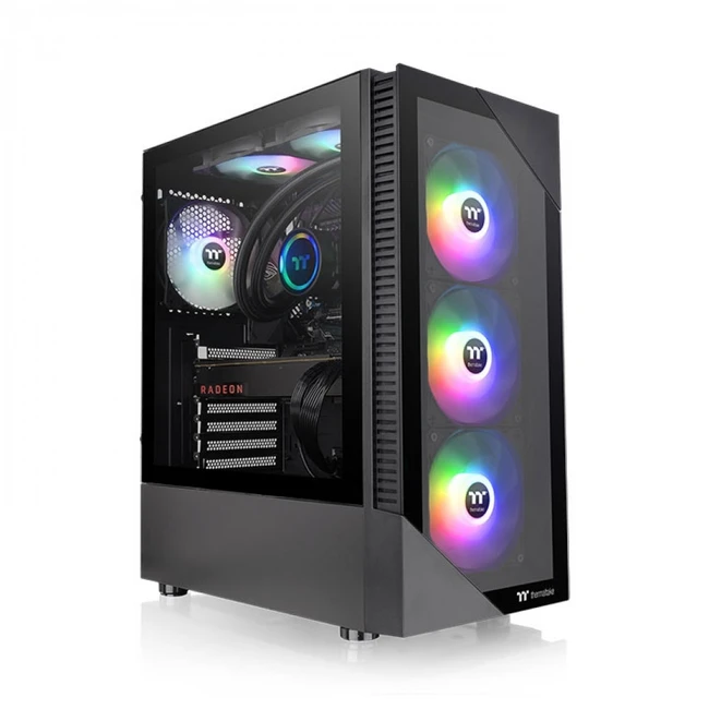 Корпус Thermaltake View 200 TG Black ARGB CA-1X3-00M1WN-00 (Игровые, Mid-Tower)