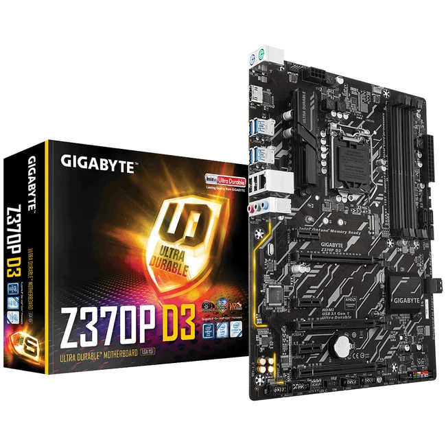 Материнская плата Gigabyte Z370P D3 ATX, LGA 1151