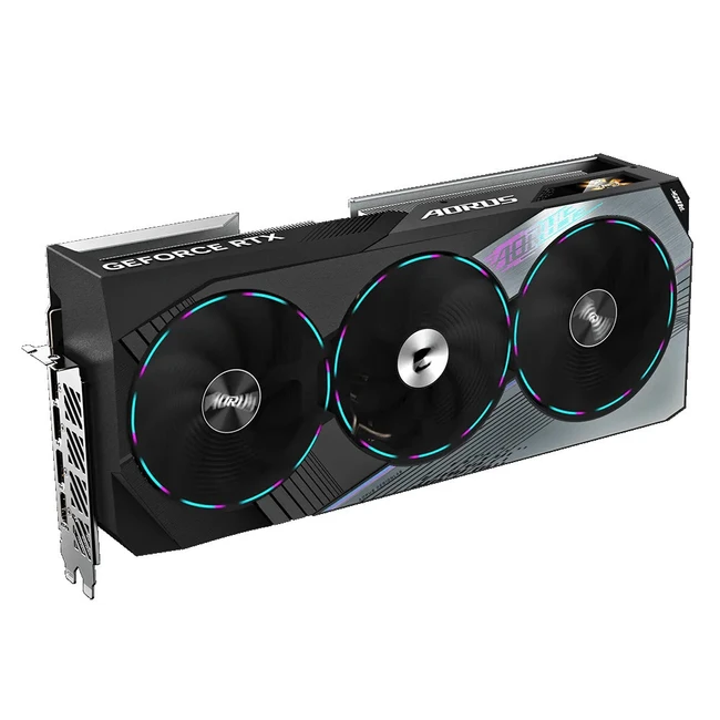 Видеокарта Gigabyte RTX 4070 Ti Aorus Master OC GV-N407TAORUS M-12GD REV1.0 (12 ГБ)