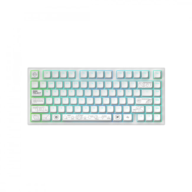 Клавиатура Dark Project Project ALU81A Terra Nova White DPKB_NOVA_81_ANSI_WHITE (Беспроводная, USB)