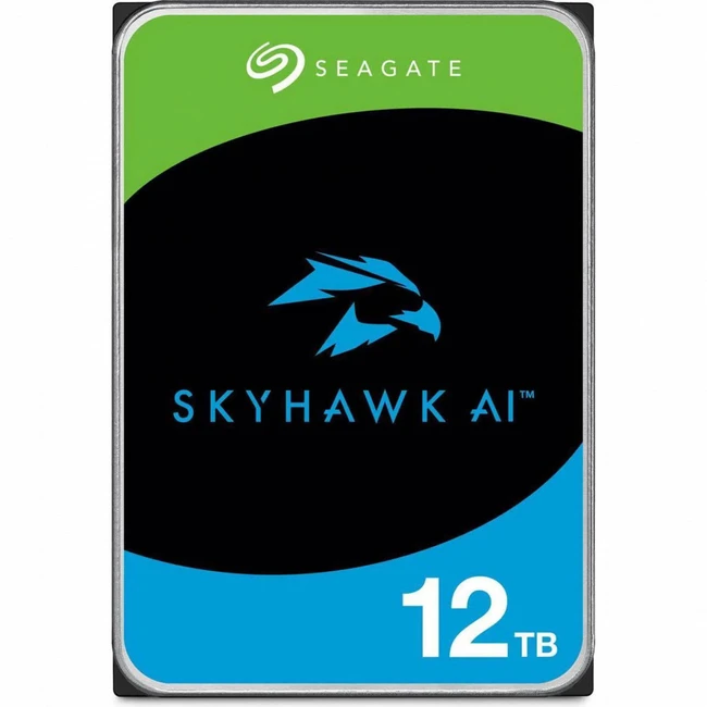 Внутренний накопитель Seagate HDD SkyHawk AI (ST12000VE003) (HDD (классические), 12 ТБ, 3.5 дюйма, SATA)
