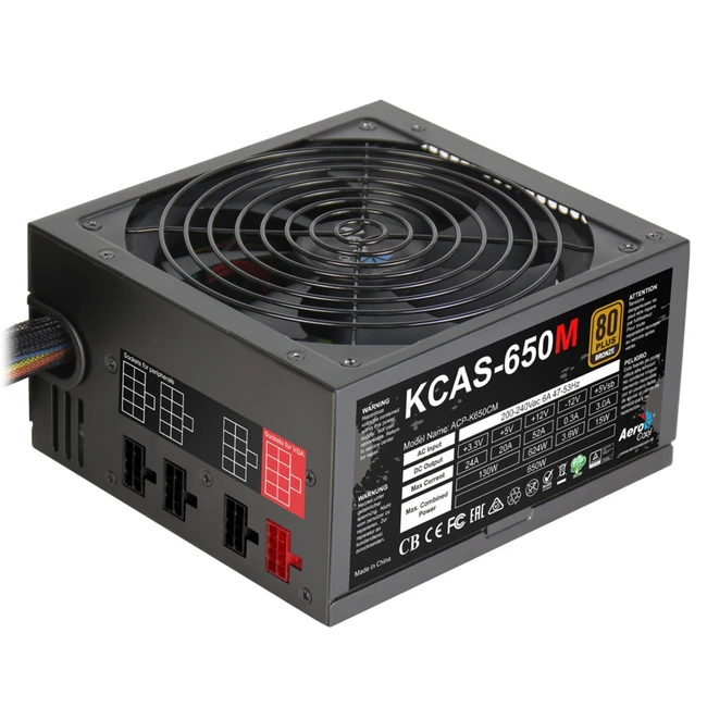 Блок питания Aerocool KCAS-650GM