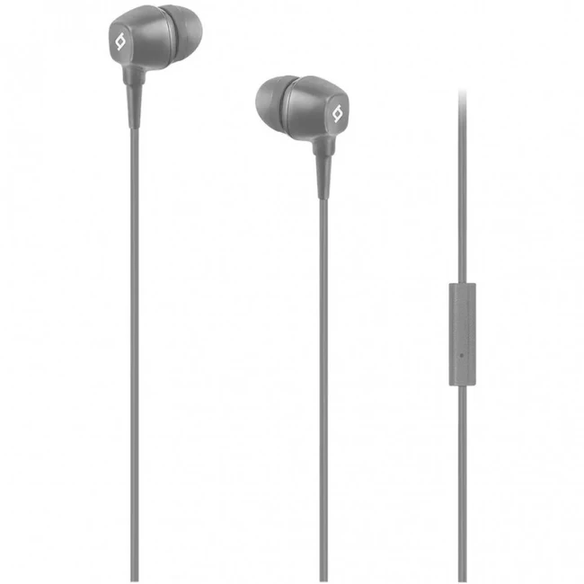 Наушники Ttec Pop In-Ear Headphones with Microphone 3.5mm Gray 2KMM13GR