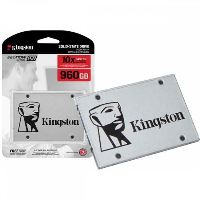 Жесткий диск Kingston V400 SUV400S37/960G SSD (твердотельные), 960 ГБ, 2.5 дюйма, SATA
