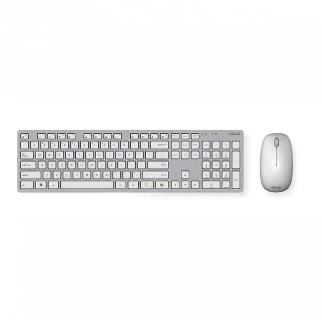Клавиатура + мышь Asus W5000 Wireless Set White 90XB0430-BKM3D0