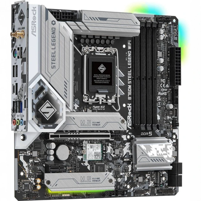 Материнская плата ASRock B760M STEEL LEGEND WIFI Micro-ATX, LGA 1700