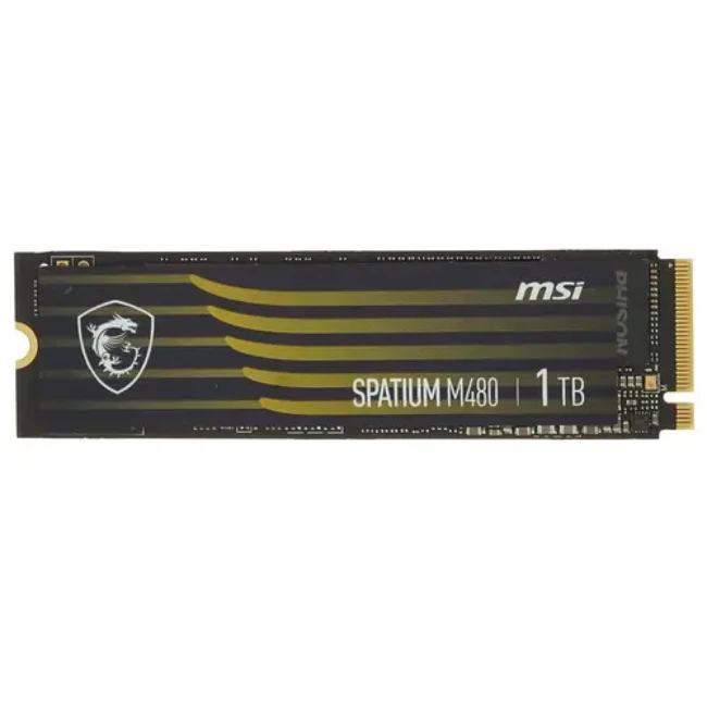 Внутренний жесткий диск MSI SPATIUM M480 S78-440L430-P83 + радиатор (SSD (твердотельные), 1 ТБ, M.2)