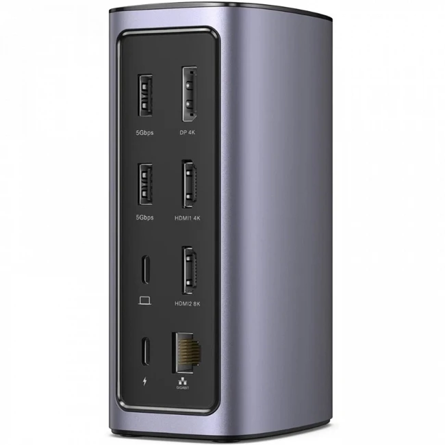 Док-станция UGREEN CM555 USB-C Multifunction Docking Station Pro 90325