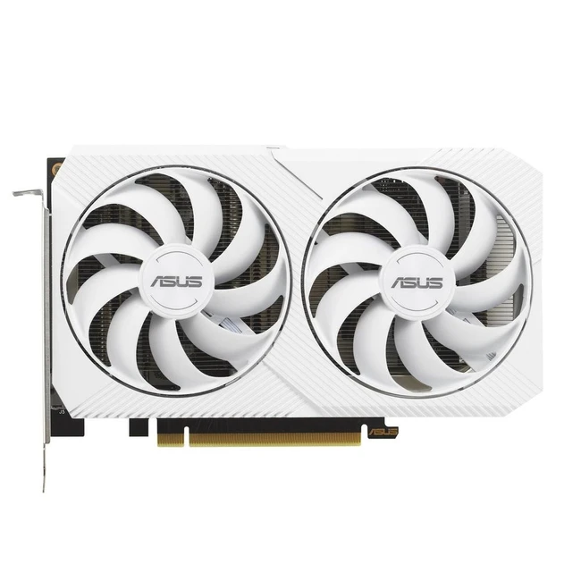 Видеокарта Asus DUAL GeForce RTX3060 OC White DUAL-RTX3060-O8G-WHITE 90YV0GB7-M0NA00 (8 ГБ)