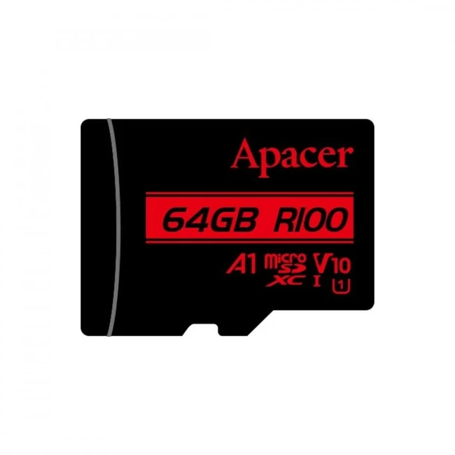 Флеш (Flash) карты Apacer AP64GMCSX10UB AP64GMCSX10UB-RA (64 ГБ)