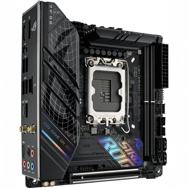 Материнская плата Asus ROG STRIX B760-I GAMING WIFI 90MB1D90-M0EAY0 Mini-ITX, LGA 1700