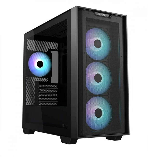 Корпус Asus A21 PLUS TG ARGB BLACK (Игровые, Mid-Tower)