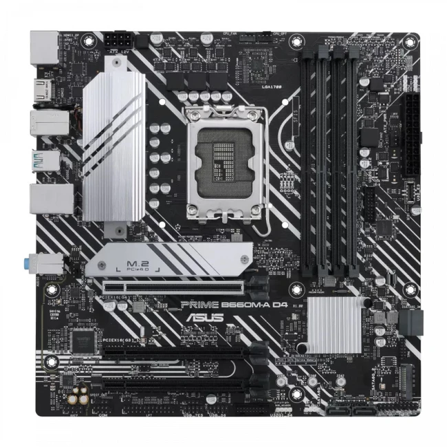Материнская плата Asus PRIME B660M-A D4 90MB19K0-M1EAY0 Micro-ATX, LGA 1700