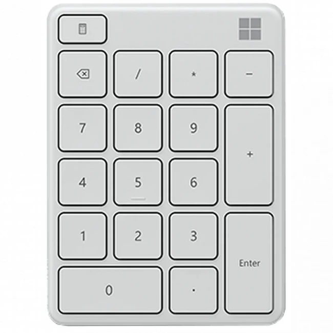 Клавиатура Microsoft Number Pad Bluetooth 23O-00021 Беспроводная, Bluetooth