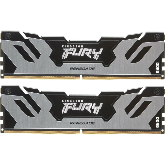 ОЗУ Kingston FURY Renegade Silver KF560C32RSK2-64 (DIMM, DDR5, 64 Гб (2 х 32 Гб), 6000 МГц)