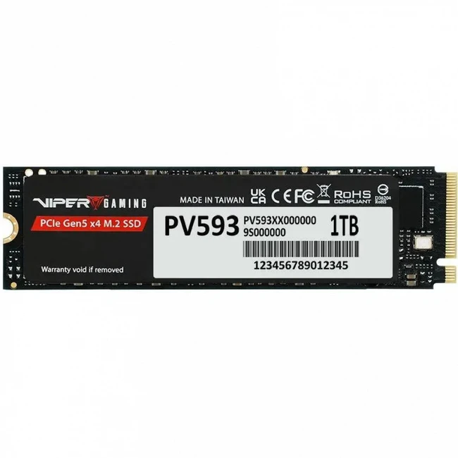 Внутренний жесткий диск Patriot Viper VP593 PV593P1TBM28H (SSD (твердотельные), 1 ТБ, M.2, PCIe)