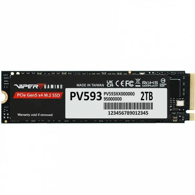Внутренний жесткий диск Patriot Viper VP593 PV593P2TBM28H (SSD (твердотельные), 2 ТБ, M.2, PCIe)