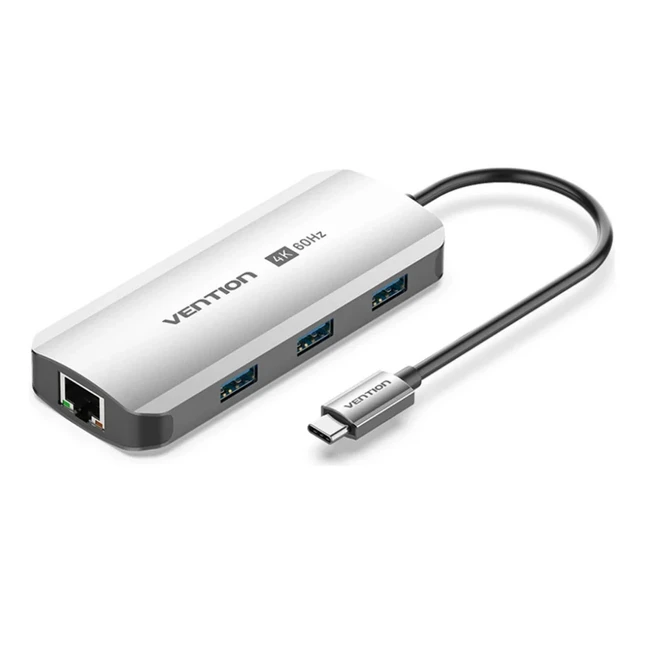 Док-станция Vention 6-in-1 USB-C Docking Station TQHHB