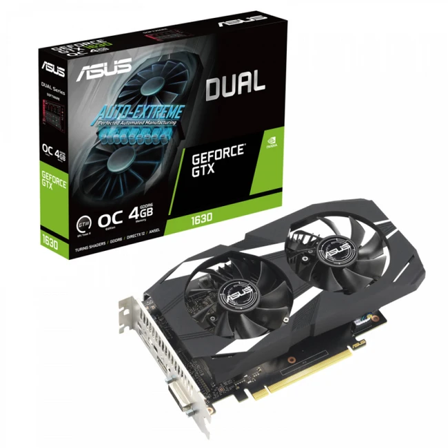 Видеокарта Asus DUAL-GTX1630-O4G 90YV0I54-M0NA00 (4 ГБ)