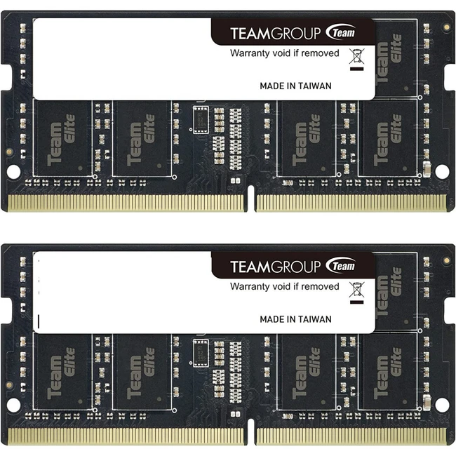 ОЗУ Team Group ELITE TED416G3200C22DC-S01 SO-DIMM, DDR4, 16 Гб (2 х 8 Гб), 3200 МГц