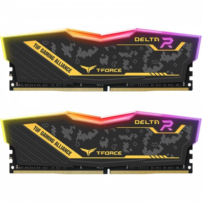 ОЗУ Team Group DELTA TUF RGB TF9D416G3600HC18JDC01 DIMM, DDR4, 16 Гб (2 х 8 Гб), 3600 МГц